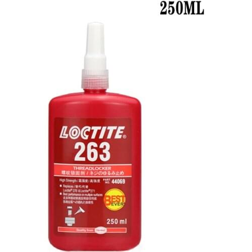 250ml Loctite 263 Cylindrical Parts Holding Glue High Strength High Temperature Bearing Fastening Glue