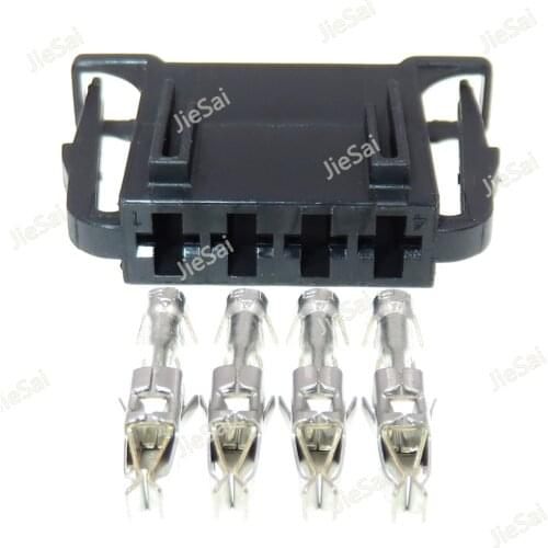 4 Pin 4D0972704 Car Door Horn Socket Automotive Brake Light Switch Plug Connector 4D0 972 704 For VW Audi