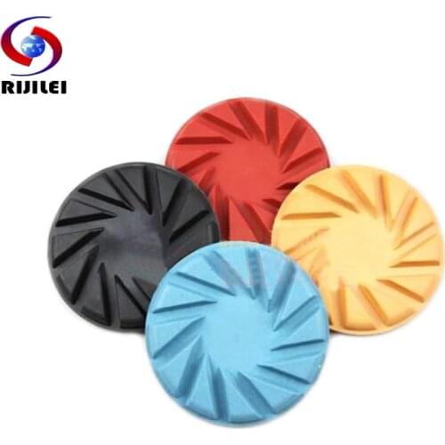 5PCS/Set 4Inch Thickened Diamond Resin Bond Concrete Polishing Pads 100mm Floor Renew Sanding Discs Repairing For Concrete Floor