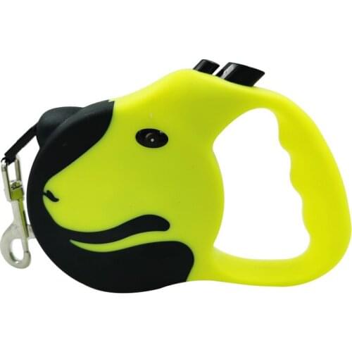 Pet automatic retractable traction rope walking dog rope traction belt retractable dog chain new color matching flat rope tracti