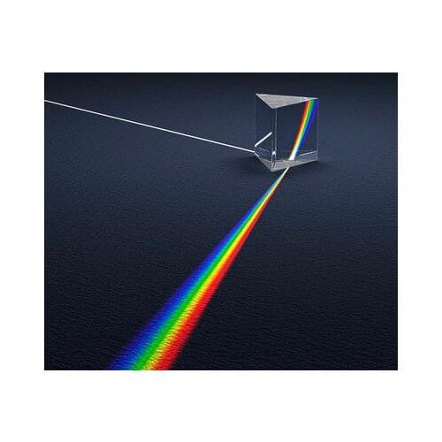 Kids Physics Stem Science Toys Glass Reflecting Triangular Color Prism Learning Educational Toys for Children Light Spectrum