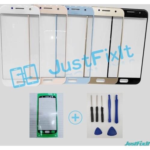 For Samsung Galaxy A3 2017 A320 A320F SM-A320F A320Y Lcd Display Front Glass Cover Outer Glass Lens Replacement Part+Tools