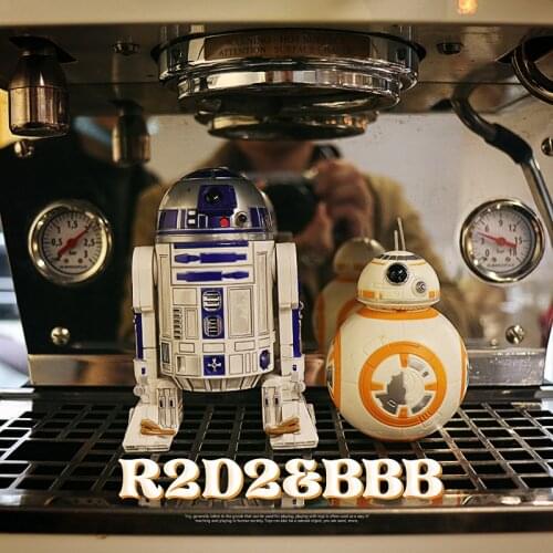 Star Wars R2-D2 R2D2 BB-8 Antique Finish Anime Figure Action Figures Model Favorites Collect Ornaments