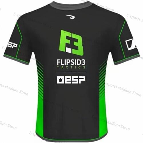 F3 Eastern European Team Jersey Flipsid3 Team Uniform Jersey European Gaming E-sports Csgo LOL League Short-sleeved T-shirt