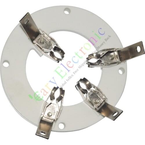 Wholesale and retail 1pc 4Pin Ceramic vacuum Tube sockets valve for J212 audio amplifier DIY parts free shipping