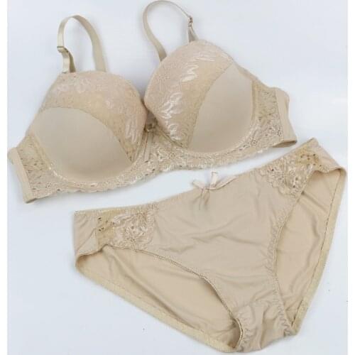 Push Up Sexy Bra Panty Set Big Yards Of High Grade Lace Lingerie Sets VS Secret Fashion Brand Underwear Women Set