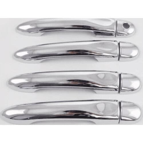 BBQ@FUKA Car ABS 8pcs/set Chrome Exterior Door Handle Covers Trim Set Fit For Renault Capture 2015-16 Car styling Accessories