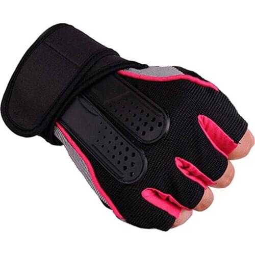 High Quality Sports Gym Gloves Training Wrist Weight lifting Fitness Gloves Half Finger Breathable Anti-skid Silica Women Gloves