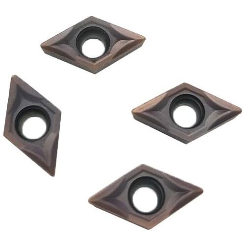 Insert DCMT 070204 VP15TF 10pcs Internal Turning Tool Carbide Inserts Turning CNC Lathe Knife Blades Cutter Tool