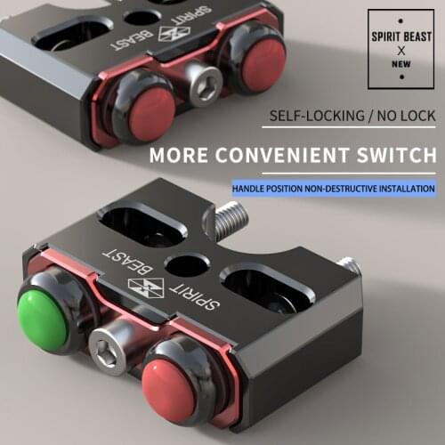 Spirit Beast Motorcycle Light Switch Assembly Handlebar Spotlight Control on-off For Honda Yamaha Suzuki Harley BMW KTM Benelli