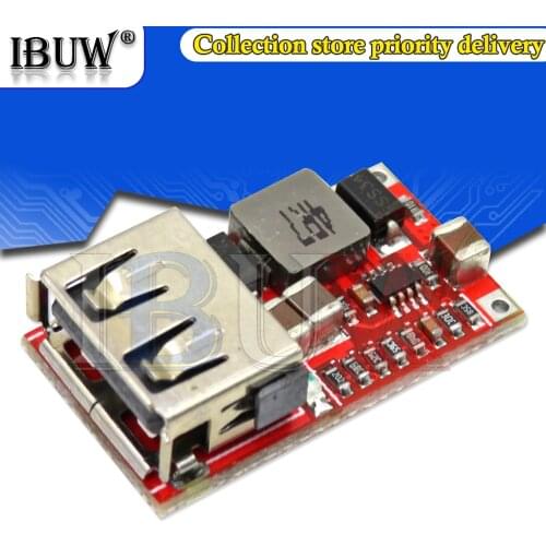 1PCS 6-24V 12V/24V to 5V 3A CAR USB Charger Module DC Buck step down Converter 12v 5v power supply module