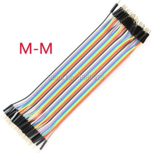 Free Shipping 10lots total 400PCS (10*40P) 1P-1P male to male dupont line cable IN STOCK