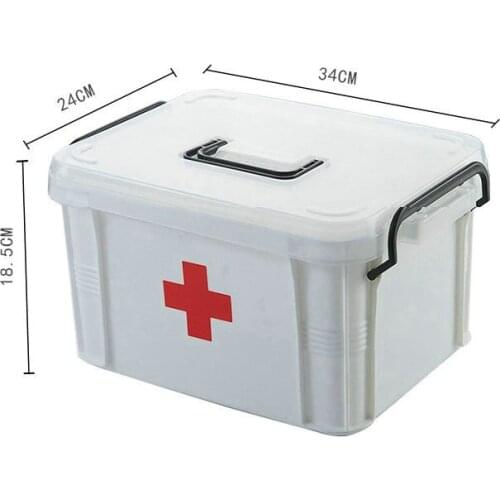 Large Family Medicine Kit Contains Medical and Rehabilitation Supplies Hospital Emergency Disaster Prevention First Aid Kit