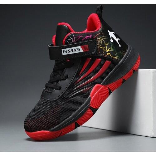 2021 Children Basketball Shoes Autumn Breathable Boys Basketball Shoes Non-slip Mesh Kids Sneakers Child Boy Sneakers Trainers