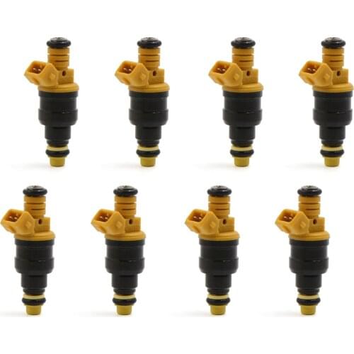 X AUTOHAUX Wholesale 8pcs 215cc 4 Holes CM5041 FJ713 0280150909 Fuel Injectors for Ford 4.6 5.0 5.4 5.8 0280150943 0280150556