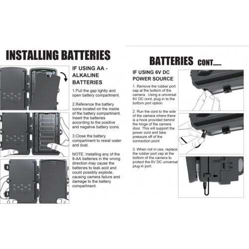 HC801-A 1080P HD 16MP Hunting Camera Waterproof IP56 Outdoor Trail Cam Trap