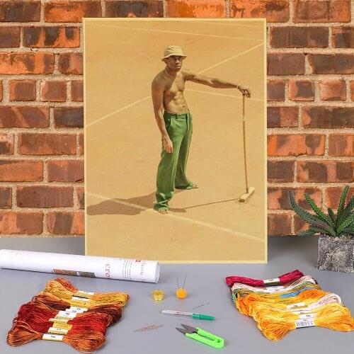 Tyler Flower Boy Printed Canvas 11CT Cross-Stitch DIY Embroidery Kit DMC Threads Hobby Painting Handiwork Different