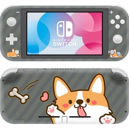 Cartoon Corgi Dog NintendoSwitch Skin Sticker Decal Cover For Nintendo Switch Lite Protector Nintend Switch Lite Skin Sticker
