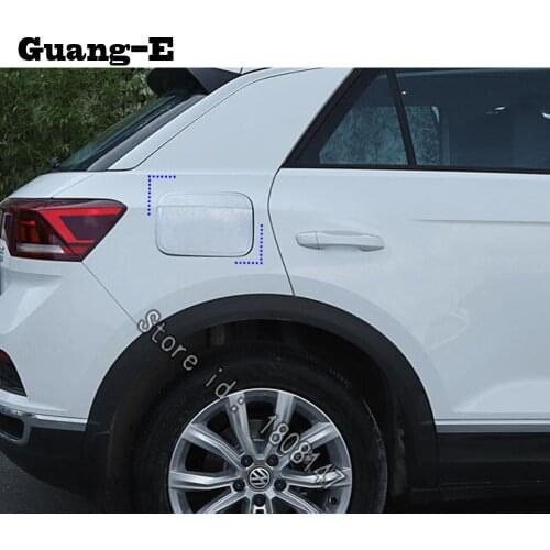 For Volkswagen Vw T-ROC TROC 2017 2018 2019 2020 Car sticker cover styling Gas/Fuel/Oil Tank Cap auto trim frame parts plate