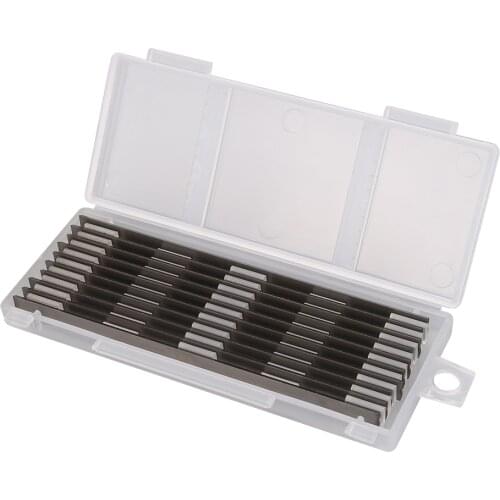 10Pcs 82mm Carbide Planer Blades Knife For Cutting Soft Hard Woods Ply-wood Board Woodworking Machinery Parts Planer Blade New