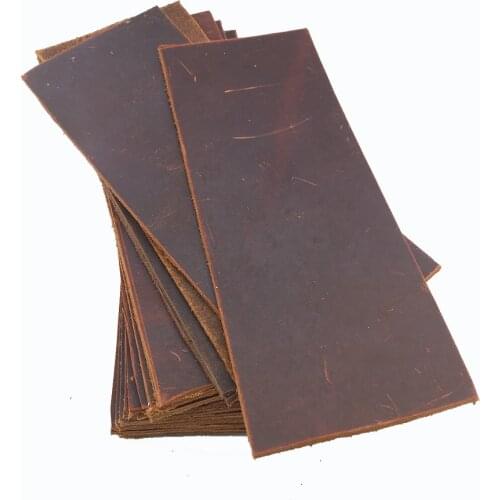 Promotion Leather Honing Strops Crazy horse cowhide 1-2mm thickness Razor Knife blade polishing Grinding