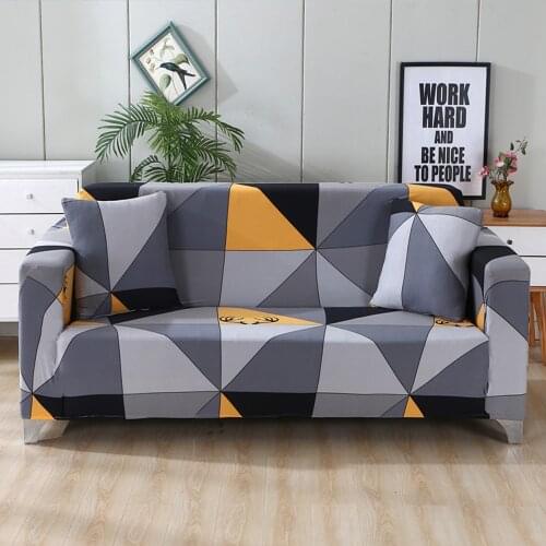Plaid Sofa Cover for Living Room Funda Sofa Couch Cover Geometric Sectional Armchair Slipcover Stretch Furniture Protected