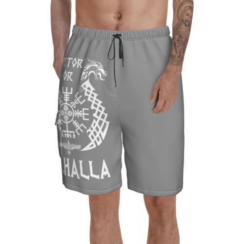 Causal Victory Or Valhalla Viking Ragnar, Lothbrok, Norse Breathable Quick Dry Funny Vintage Hawaii Pants