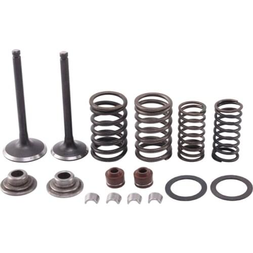 Motorcycle Intake Exhaust Valve Springs Cotter Seal Assy for Lifan 125 140 150Cc Horizontal Engines Dirt Pit