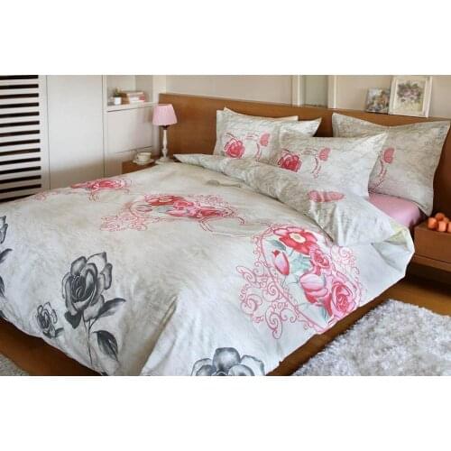 SAREV TEXTILE LUXURY DUVET COVER SET DOUBLE SIZE %100 COTTON FABRIC MADE IN TURKEY TEXTILE