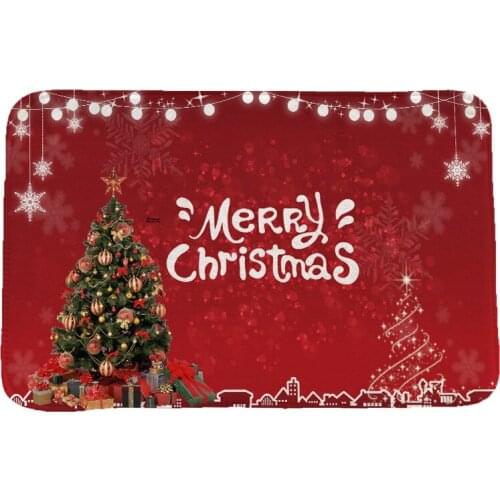 Christmas Rugs 3D RUG Hallway Carpets and Rugs for Bedroom Living Room Carpet Kitchen Bathroom Anti-Slip Floor Mats 3D Mat