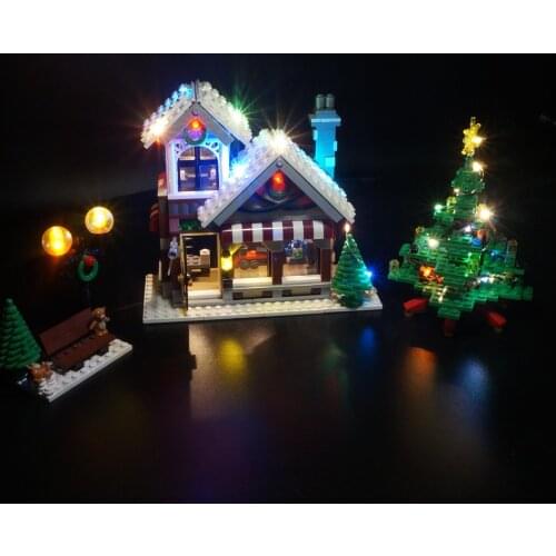 Light Set For 10249 Creator Winter Village Toy Shop Model Building Block