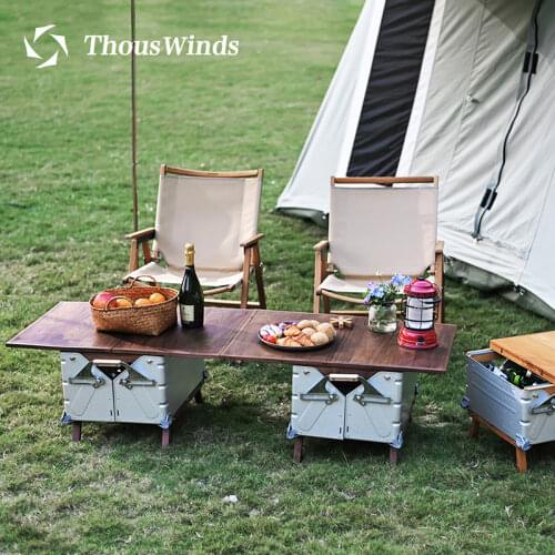 Thous Winds Snow Peak UG-025G /055G storage box DIY telescopic solid wood board storage box dedicated cover box feet