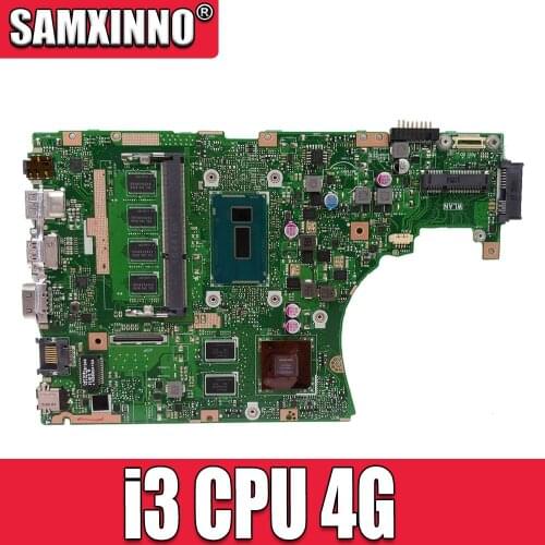 X455LD i3 cpu 4GB original motherboard For Asus Y483L W419L W409L F455L X455LJ Laptop motherboard X455LD motherboard tested