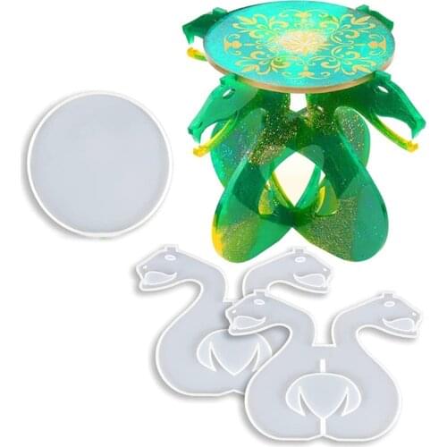 Snake-shaped Shelf Flower Pot Holder Mold Jewelry Epoxy Resin Casting Jewelry Making Resin Diy Craft Home Decoration