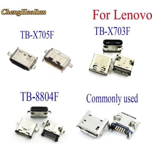 1pcs For lenovo Tablet TB-8804F TB-X703F TB-X705L/F/N type-c micro usb jack socket charging port charger connector dock plug
