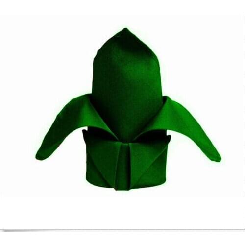 100pcs 20'' x 20'' deep green wedding napkins Placemats Napkins Linen free shipping