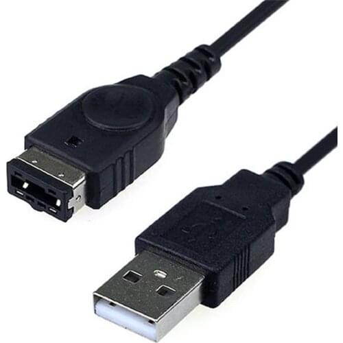 20 Pcs Black USB Charging Advance Line Cord Charger Cable For/SP/GBA/GameBoy/Nintendo/DS