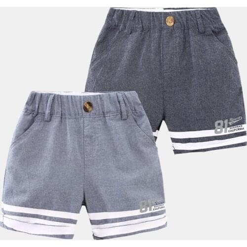 2021 Hot Summer Fashion 2 3 4 5 6 7 8 9 10 Years Toddler Infant Cotton Sports Drawstring Handsome Kids Baby Boy Striped Shorts