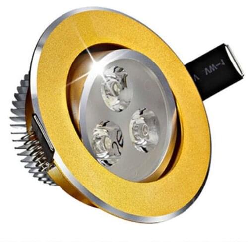 3W LED Downlights Spotlight Ceiling Light Dimmable Recessed Down Light LED Lamp led lights Cold/Warm White 110V 220V