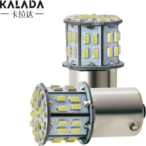 3014 50 smd led S25 1156 Ba15s P21W 1157 Bay15d Car LED Steering Indicator Lamp Turn Signal Lights 12V 6000K White Brake Bulbs