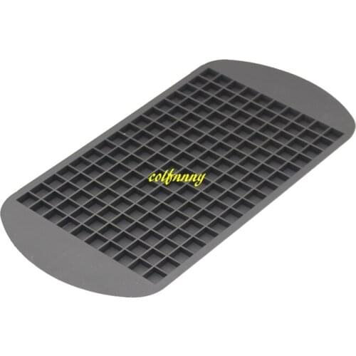 50pcs/lot Fast shipping 1cm 160 Small Ice Maker Silicone Ice Cube Trays Chocolate Mold Mould Maker For Kitchen Bar Party Drinks