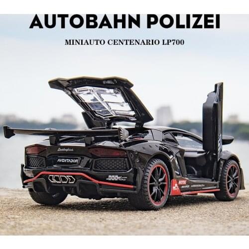 Nicce 1:32 Lamborghinis LP-700 Aventador Car Alloy Sports Model Diecast Super Racing Lifting Tail Car Wheel For Children Gifts