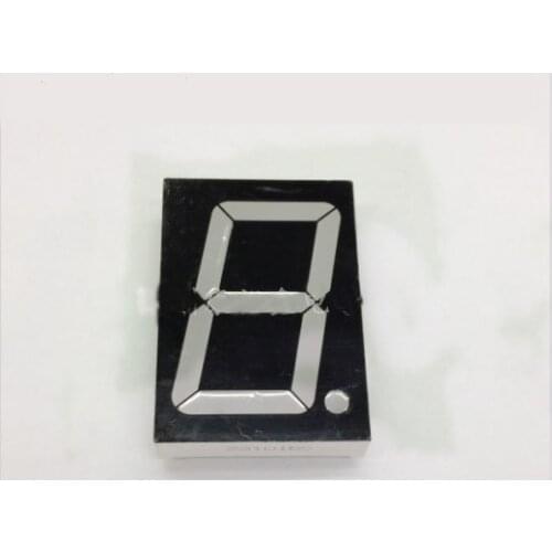 Free Ship 20pc common cathode led digital tube 2.3inch 1 bit digital tube display Red color factory direct led digital tube