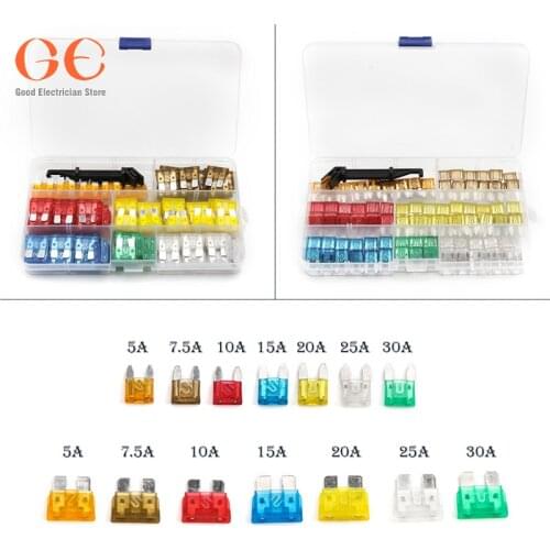 242PCS Fuse Blade Holder Box Car Vehicle Circutt Fuse Box Block + Free Fuse Medium/Small Size fuse fuse box