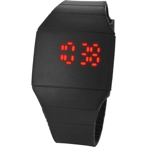 Fashion Touch Screen Watches Men Led Digital Watches Ultra Thin Fashion Sports Watches Men Women Silicone Children Watches