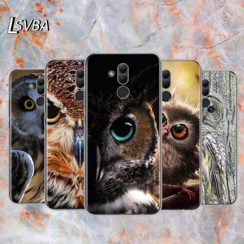 Camouflage Owl Animal For Huawei Mate 40 30 20 20X 10 RS P Smart 2021 2020 Z S Pro Plus Lite 2019 Phone Case Shell