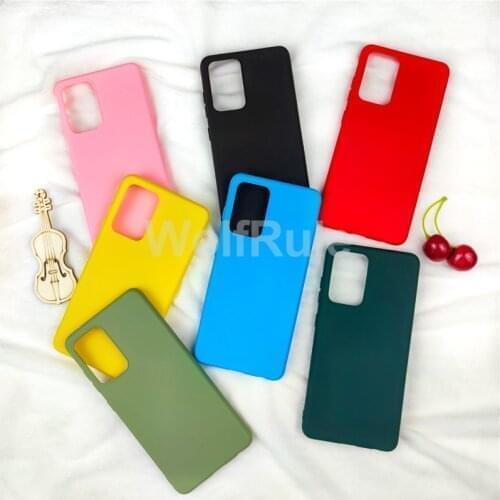 For Samsung Galaxy A52 Case Soft Silicone Candy Color Bumper Cover For Samsung A52 4G Phone Cases For Samsung Galaxy A52 5G