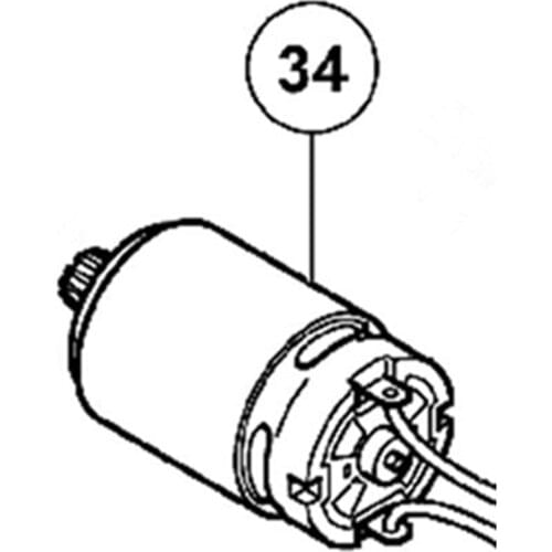 MOTOR PINION SET DC 10.8V 329988 For Hitachi CR10DL CJ10DL