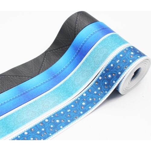 Denim Double Printed Phone Holder Key Lanyard Ribbon ID Badge Holders Anti-Lost Phone Neck Straps DIY Keychain 25 Yards