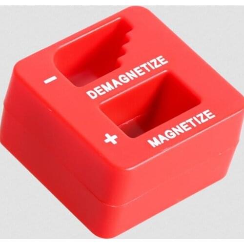 1pc magnetizer & 1pc Magnetic Wristband Portable Tool Belt Screws Nails Drill Bits Holder Repair Tools small steel parts holder
